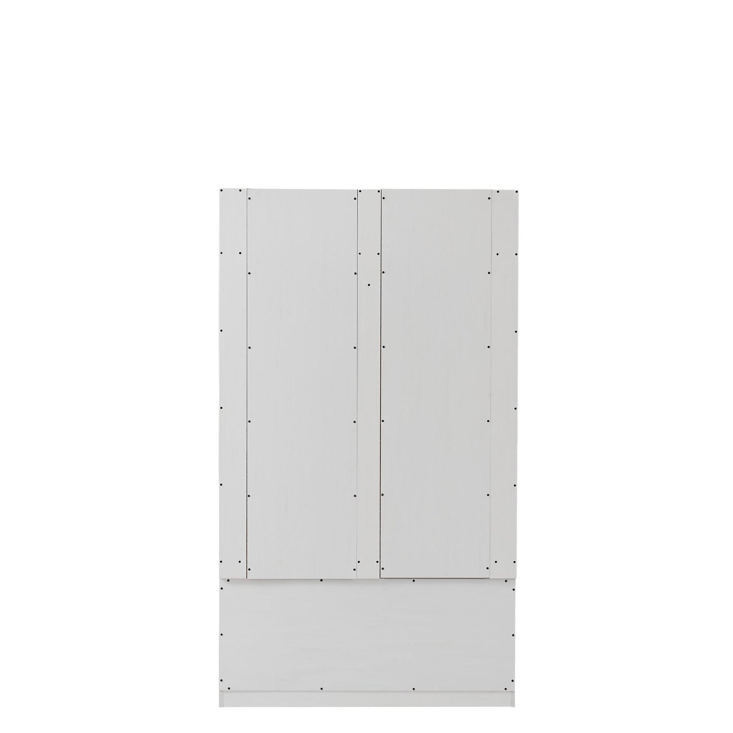 White Coat Rack w/ Shoe Cabinet Storage