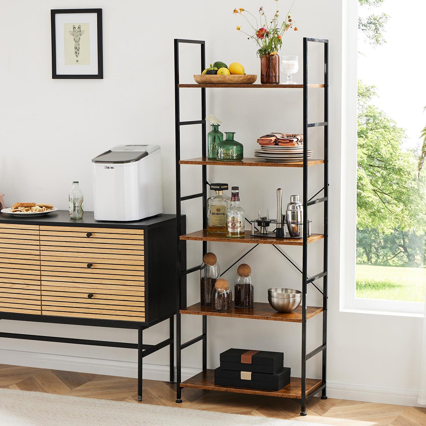 Brown Classically Modern Book Shelf