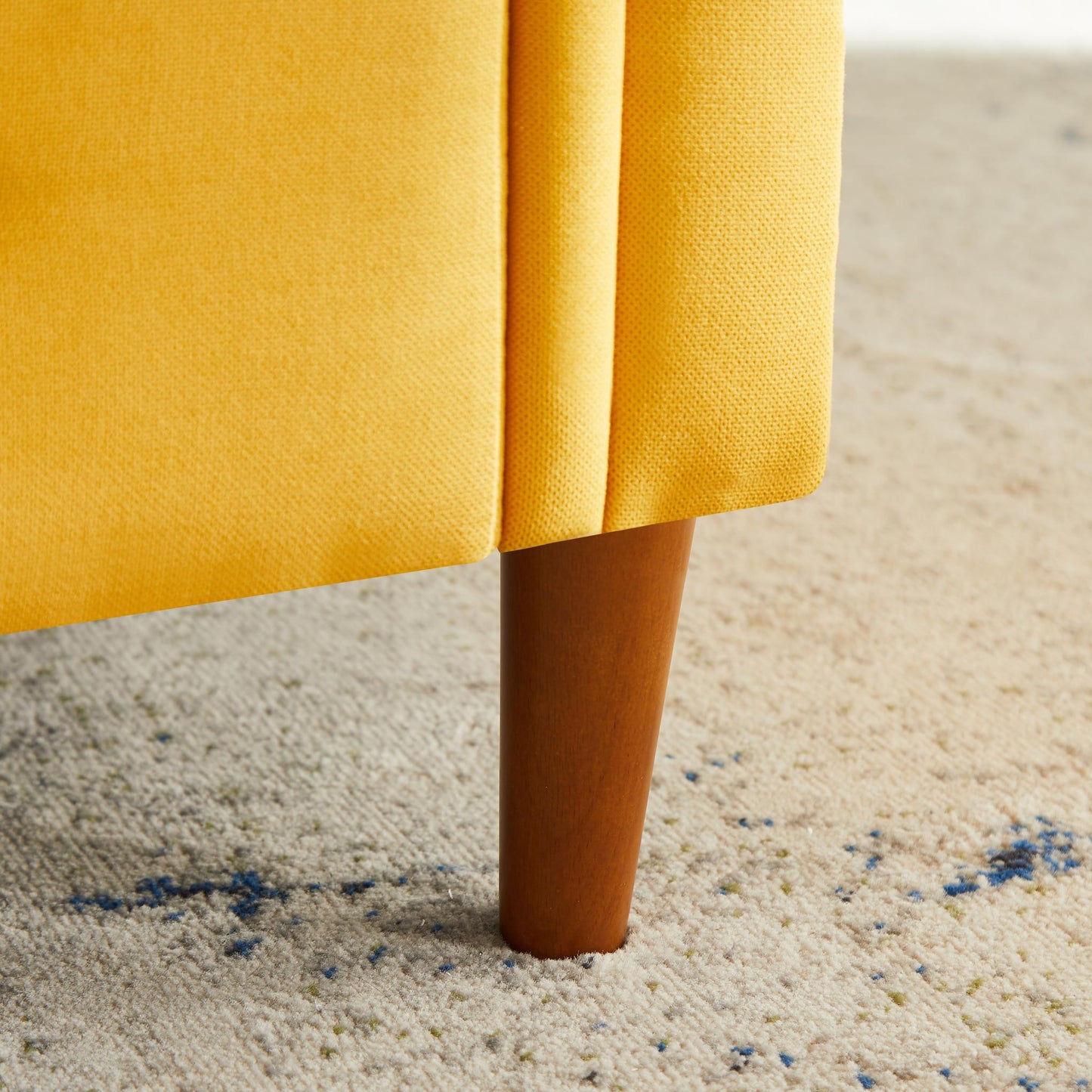 Yellow Large Storage Sofa Bench
