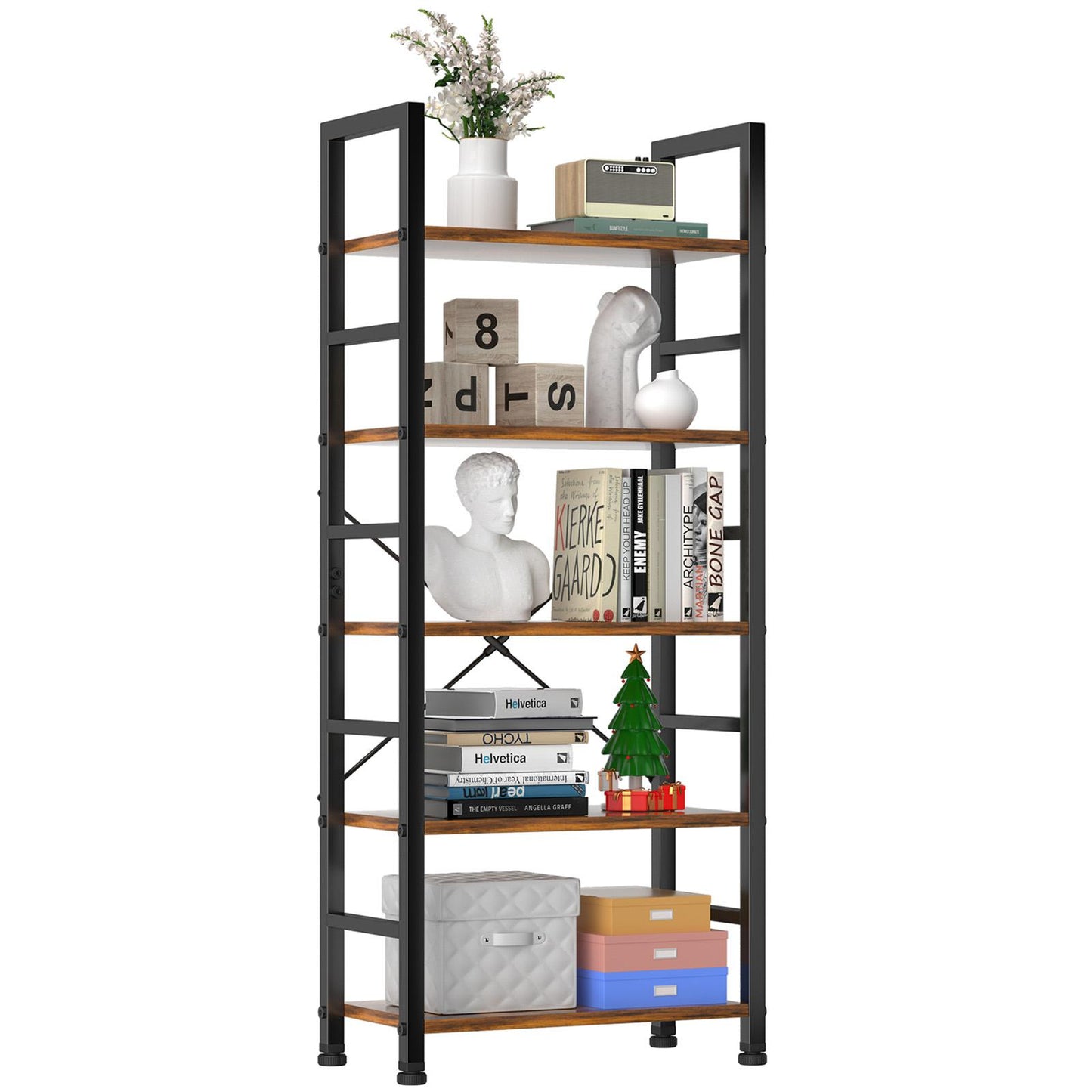 Brown Classically Modern Book Shelf