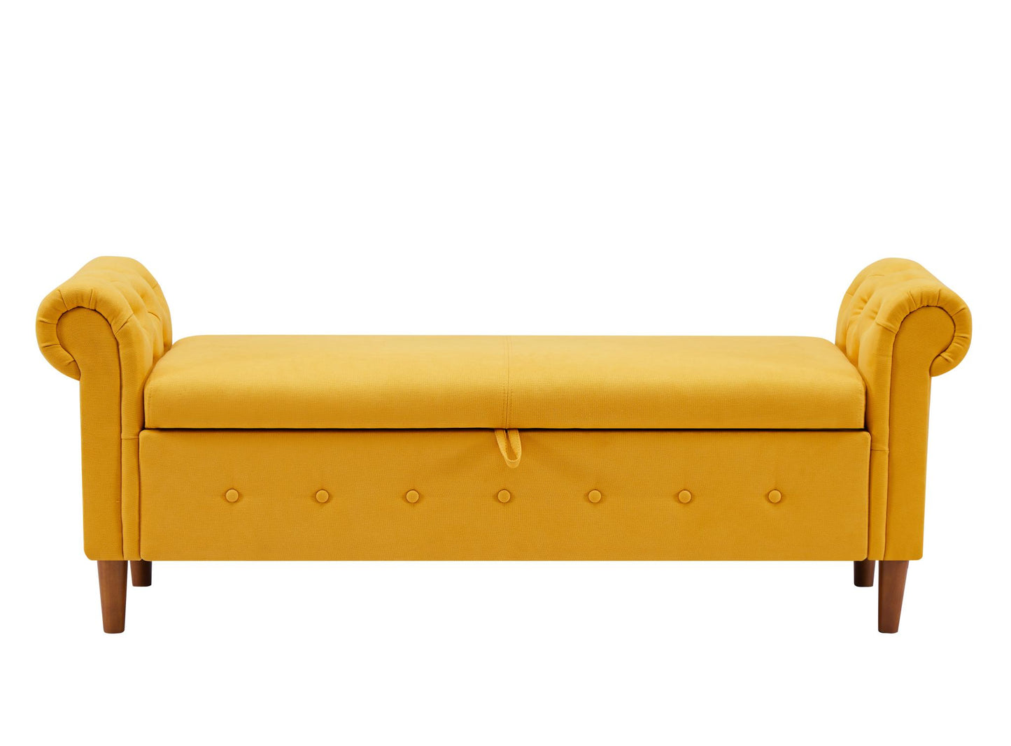 Yellow Large Storage Sofa Bench