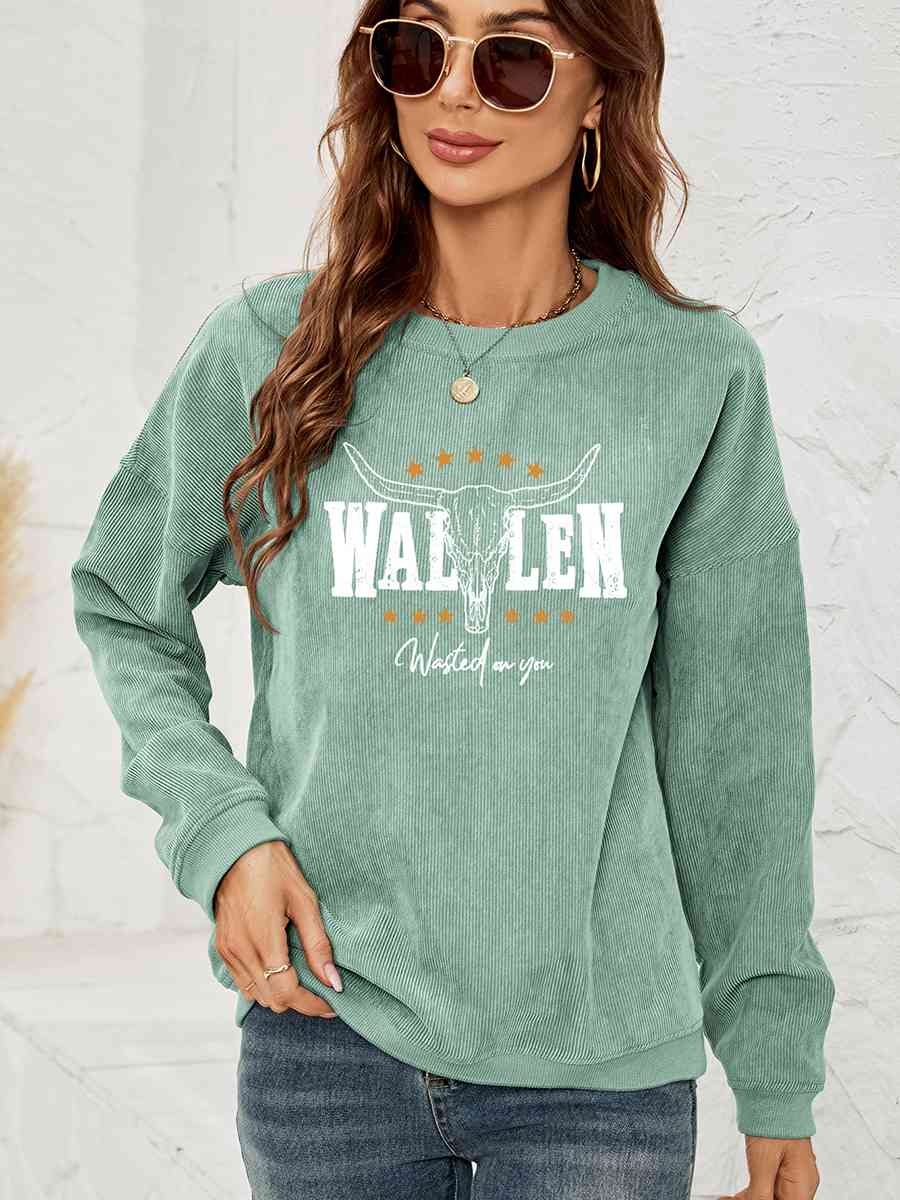 THE HELL I WON'T Graphic Sweatshirt - Cowaa