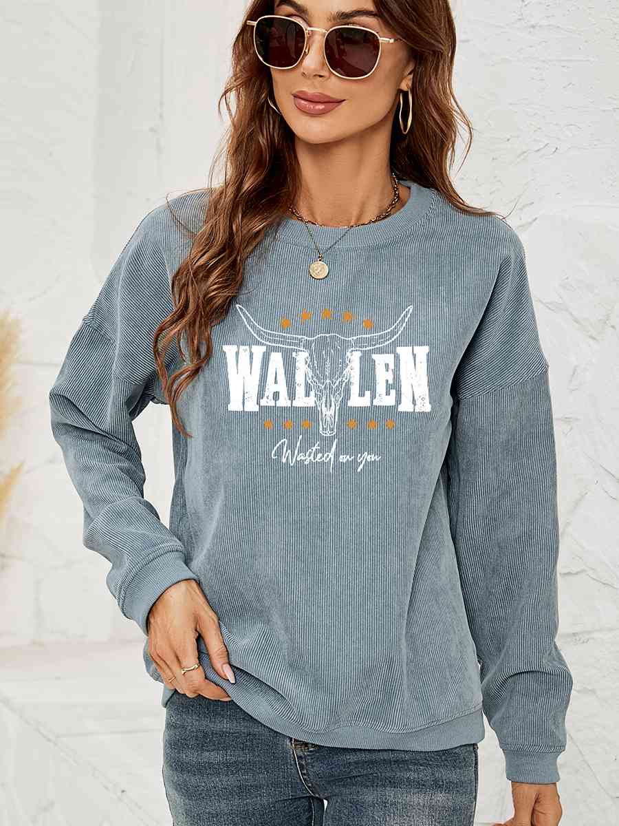 THE HELL I WON'T Graphic Sweatshirt - Cowaa