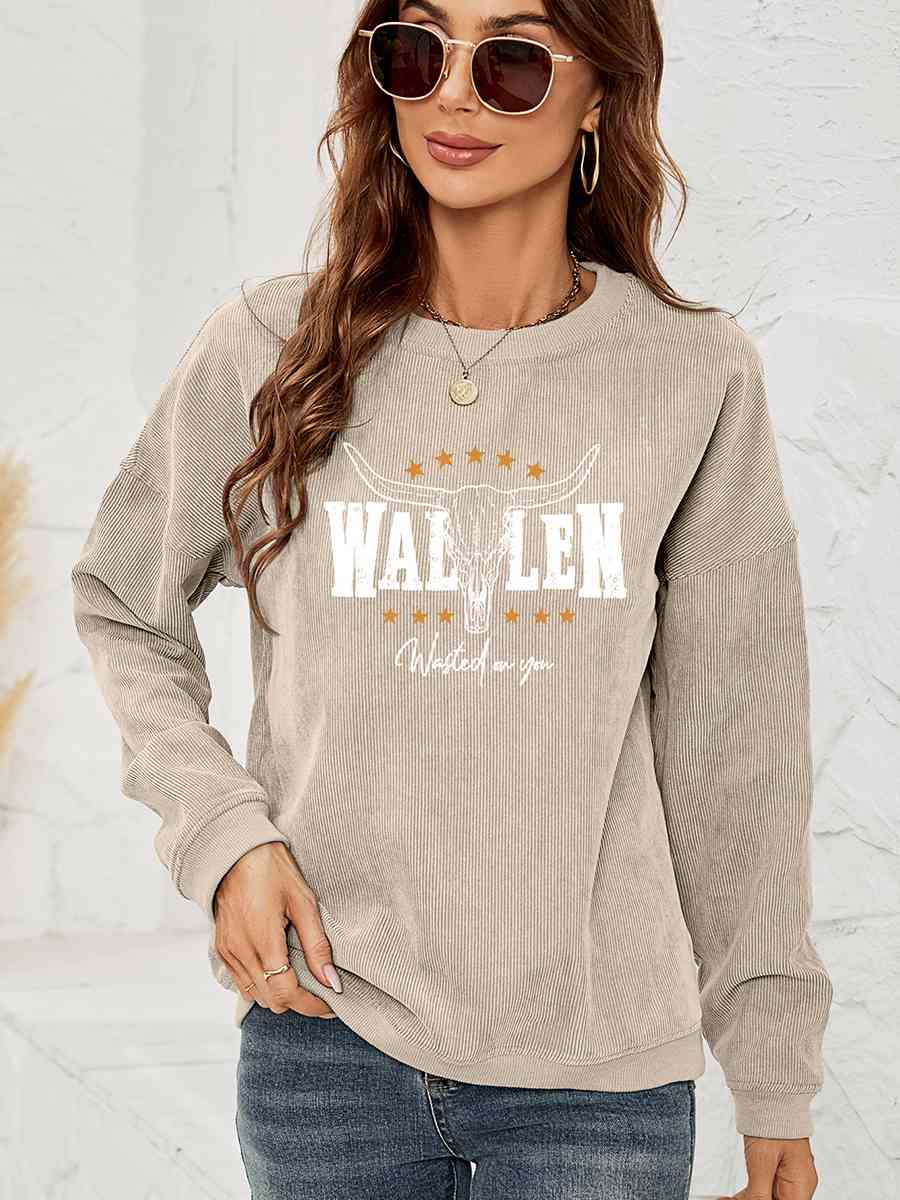 THE HELL I WON'T Graphic Sweatshirt - Cowaa