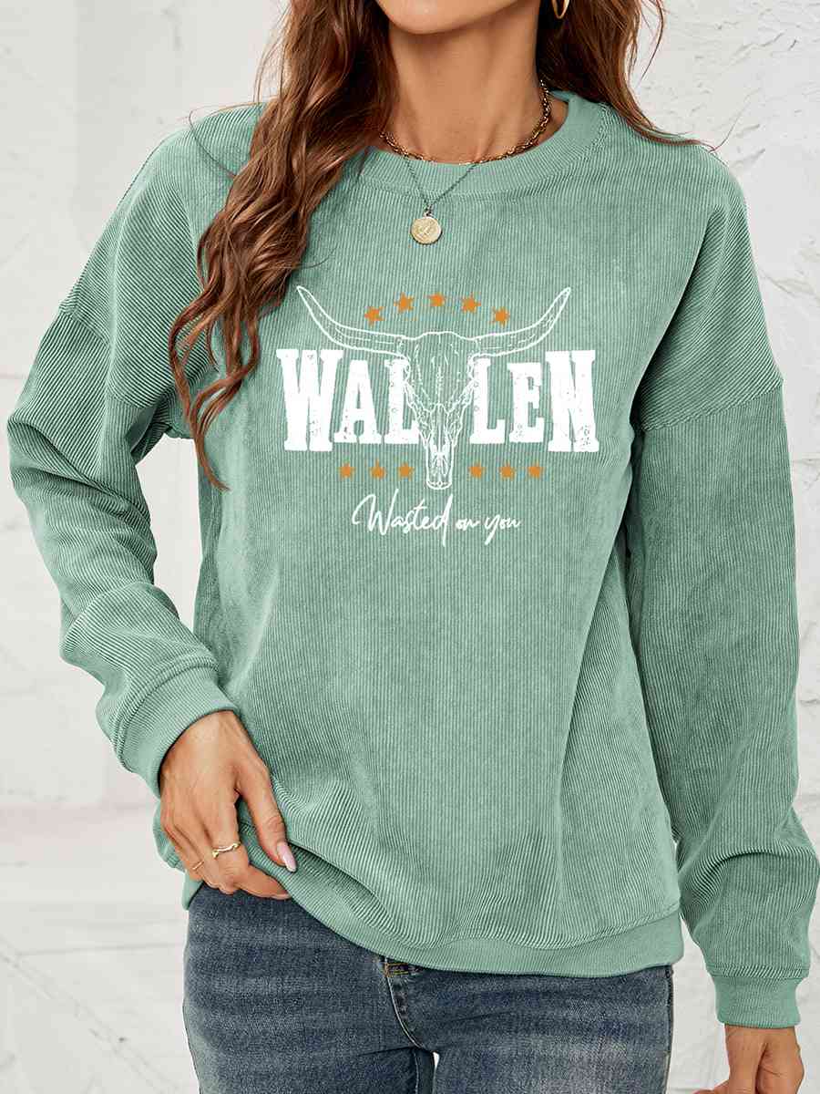 THE HELL I WON'T Graphic Sweatshirt - Cowaa