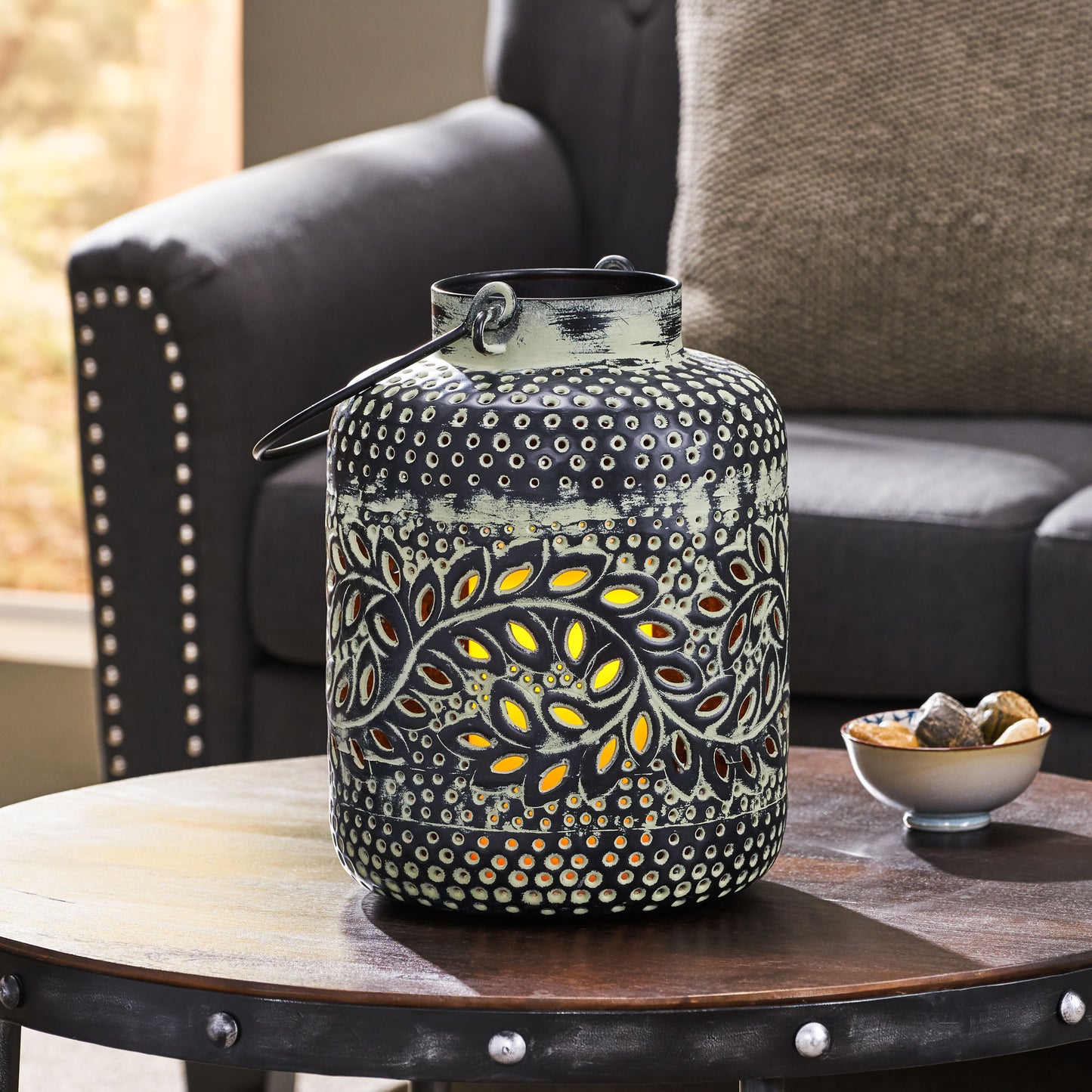 Boho Handcrafted Decorative Lantern