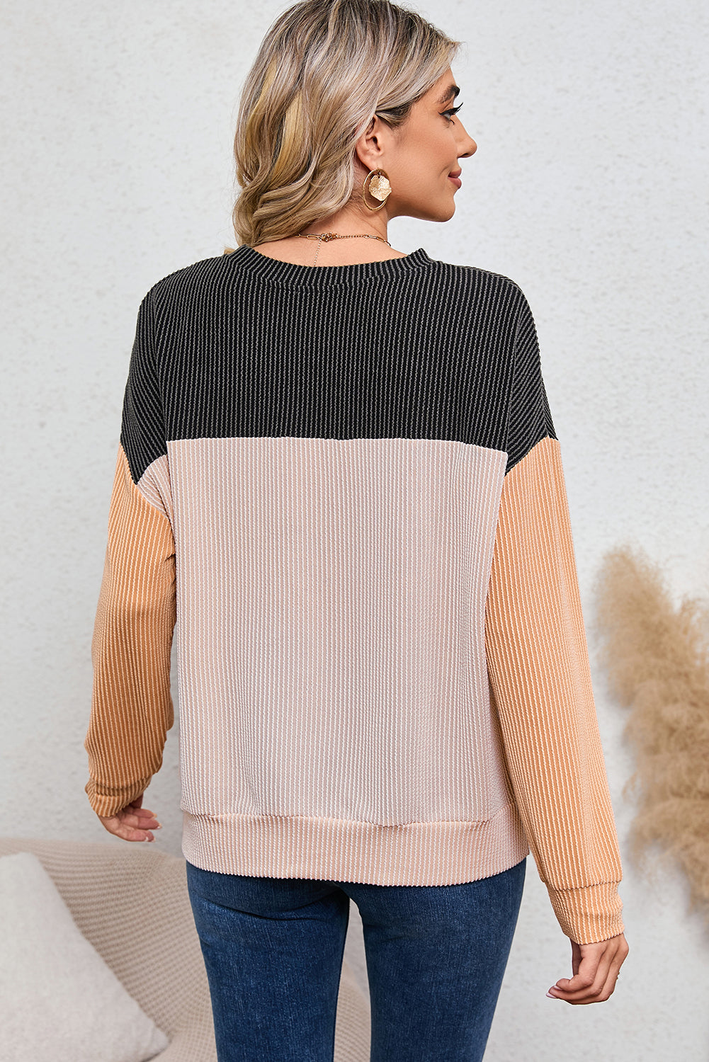 Corduroy Long Sleeve Top