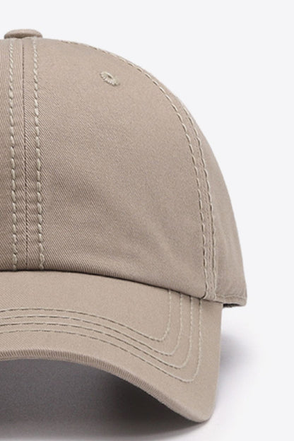 Classic Cotton Baseball Cap