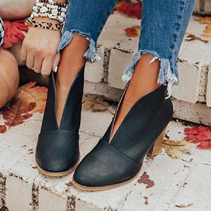 Short Slip-On Chelsea Fashion Boots