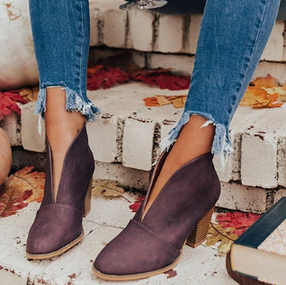 Short Slip-On Chelsea Fashion Boots