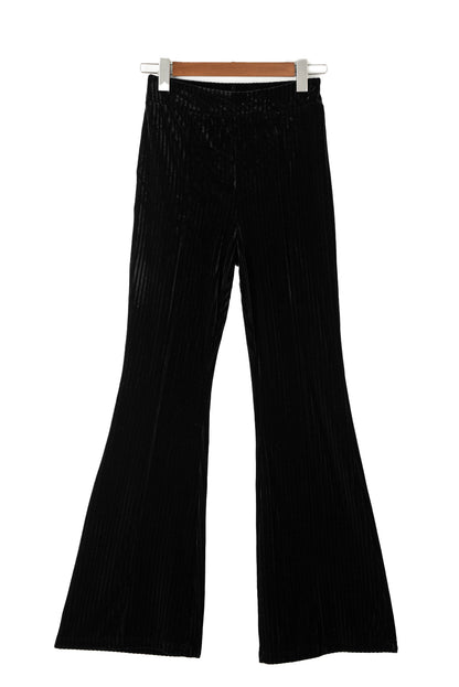 High Waist Corduroy Flare Pants