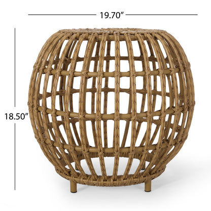 Wicker Side Table