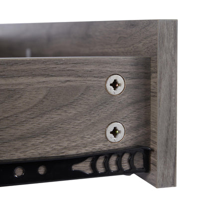 Grey Dog Crate Furniture Kennel for Small/Medium Dogs