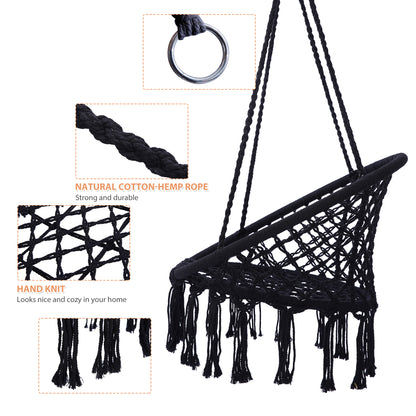 Black Hammock Chair