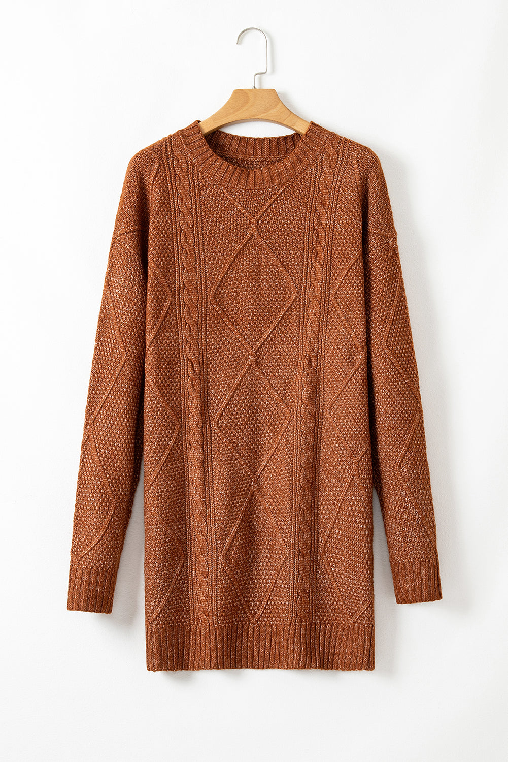 Knit Loose Fit Sweater Dress