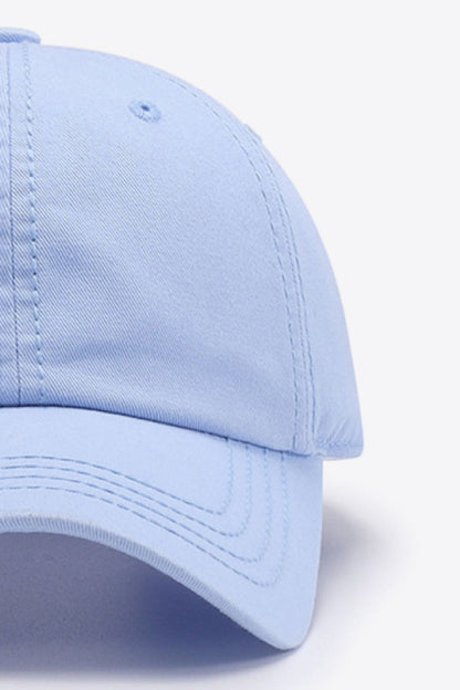 Classic Cotton Baseball Cap