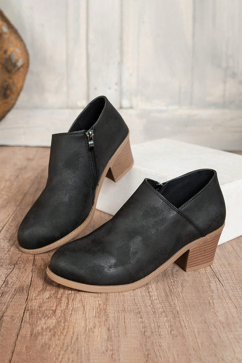 Suede Casual Ankle Boots