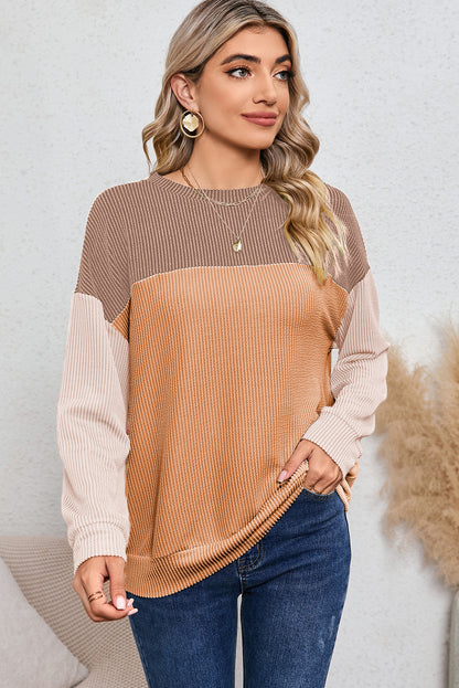 Corduroy Long Sleeve Top