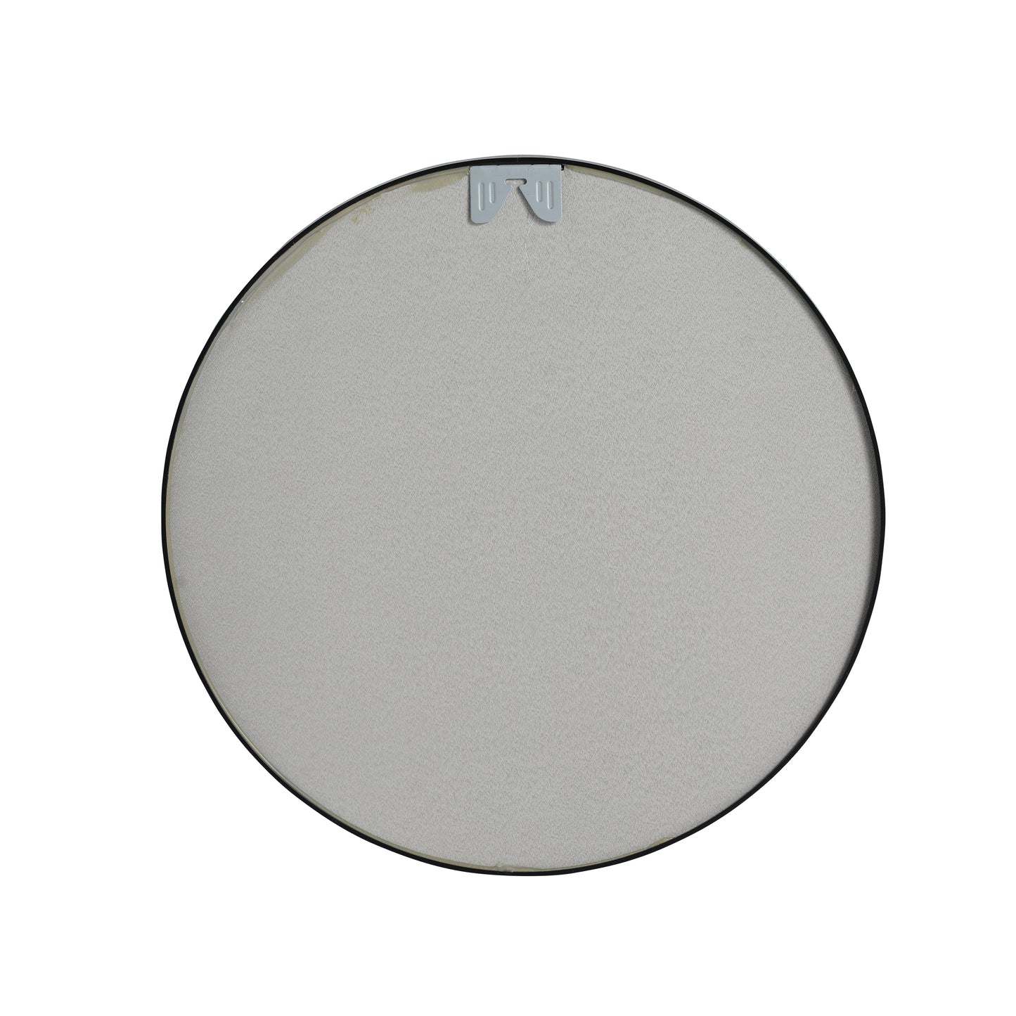 Large Round Black Circular Mirror