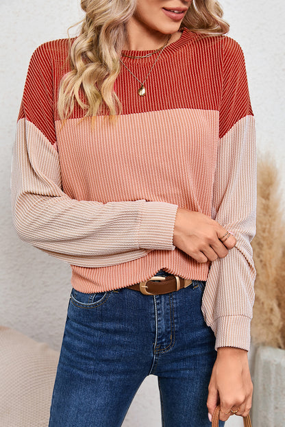 Corduroy Long Sleeve Top