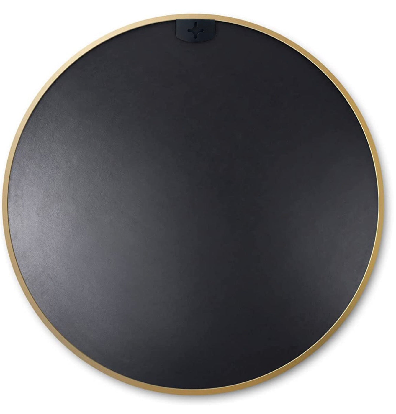 Gold Metal Round Bathroom Mirror