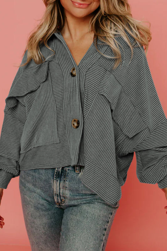 Drop Sleeve Loose Shirt