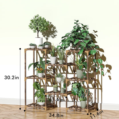 Natural Wood Plant Shelf/Stand