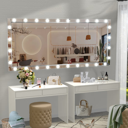 Silver Hollywood LED Full Body Mirror