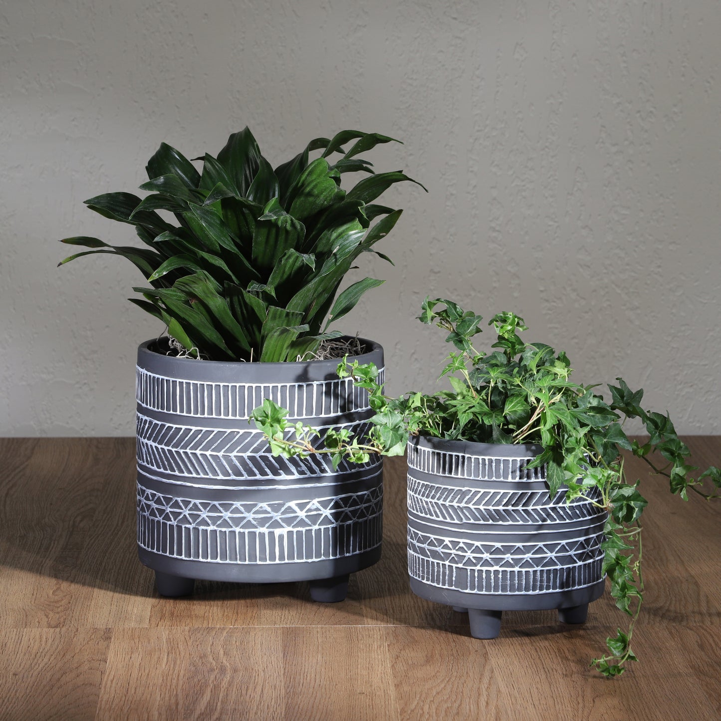 Tribal Footed Planters