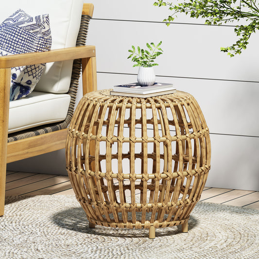 Wicker Side Table