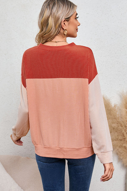 Corduroy Long Sleeve Top