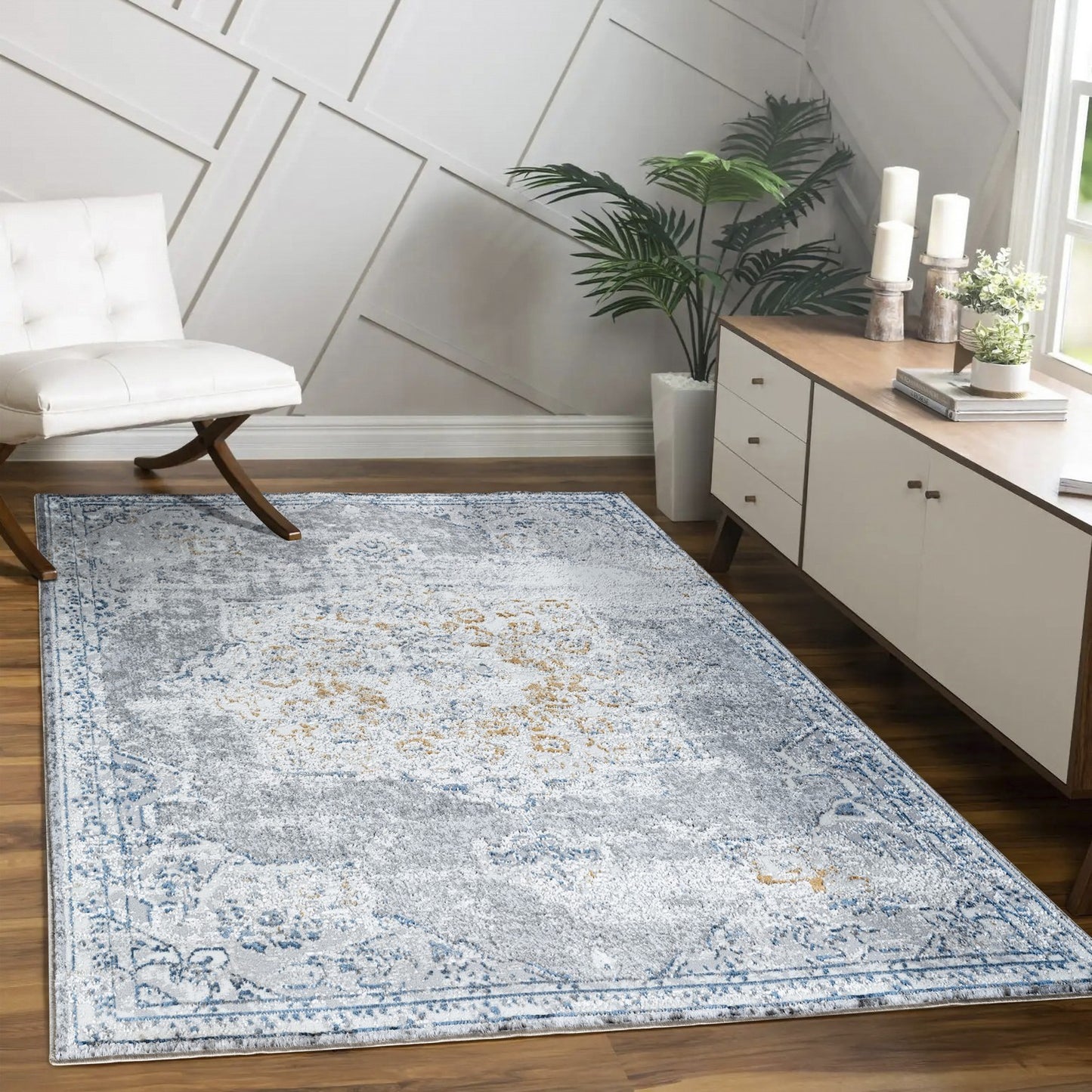 Legacy 5 ft. 3 in. x 7 ft. Blue Area Rug