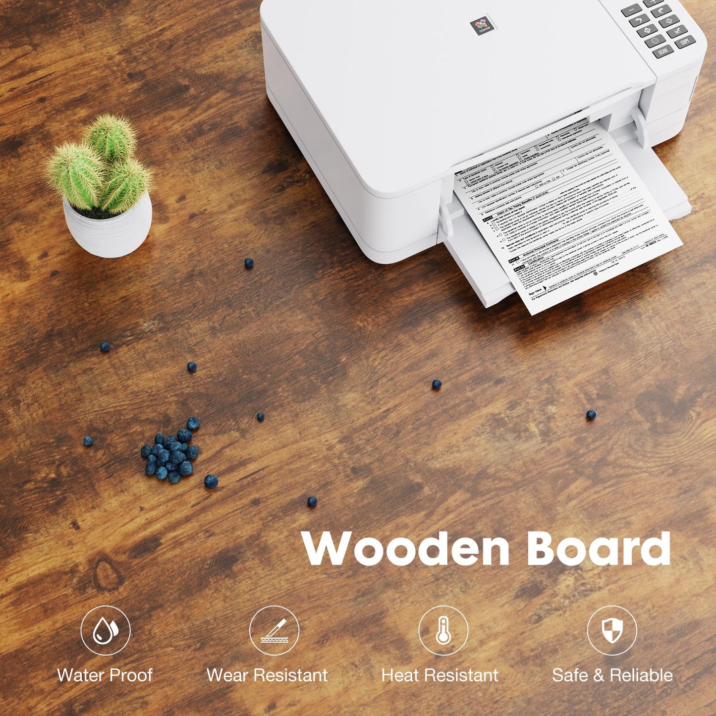 Brown Office Organizer Filing Cabinet