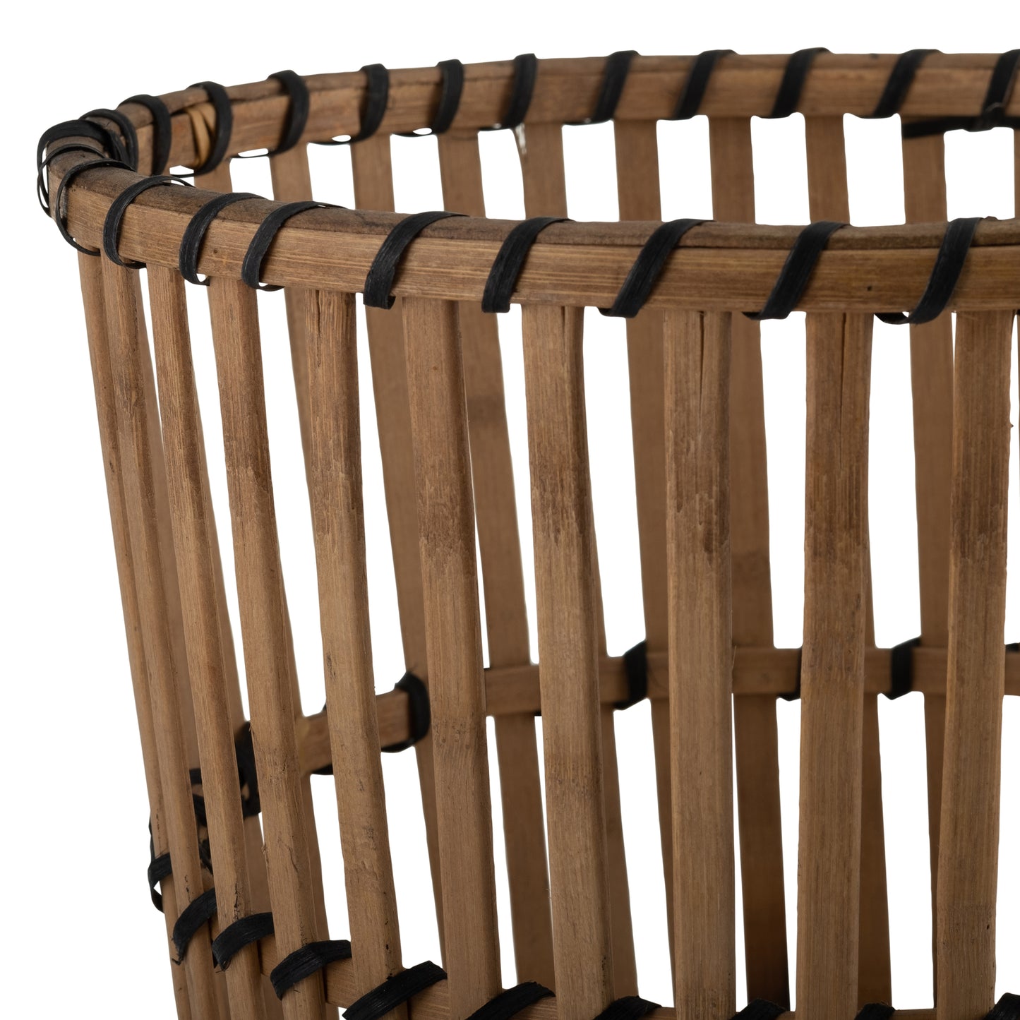 Natural Bamboo Footed Planter