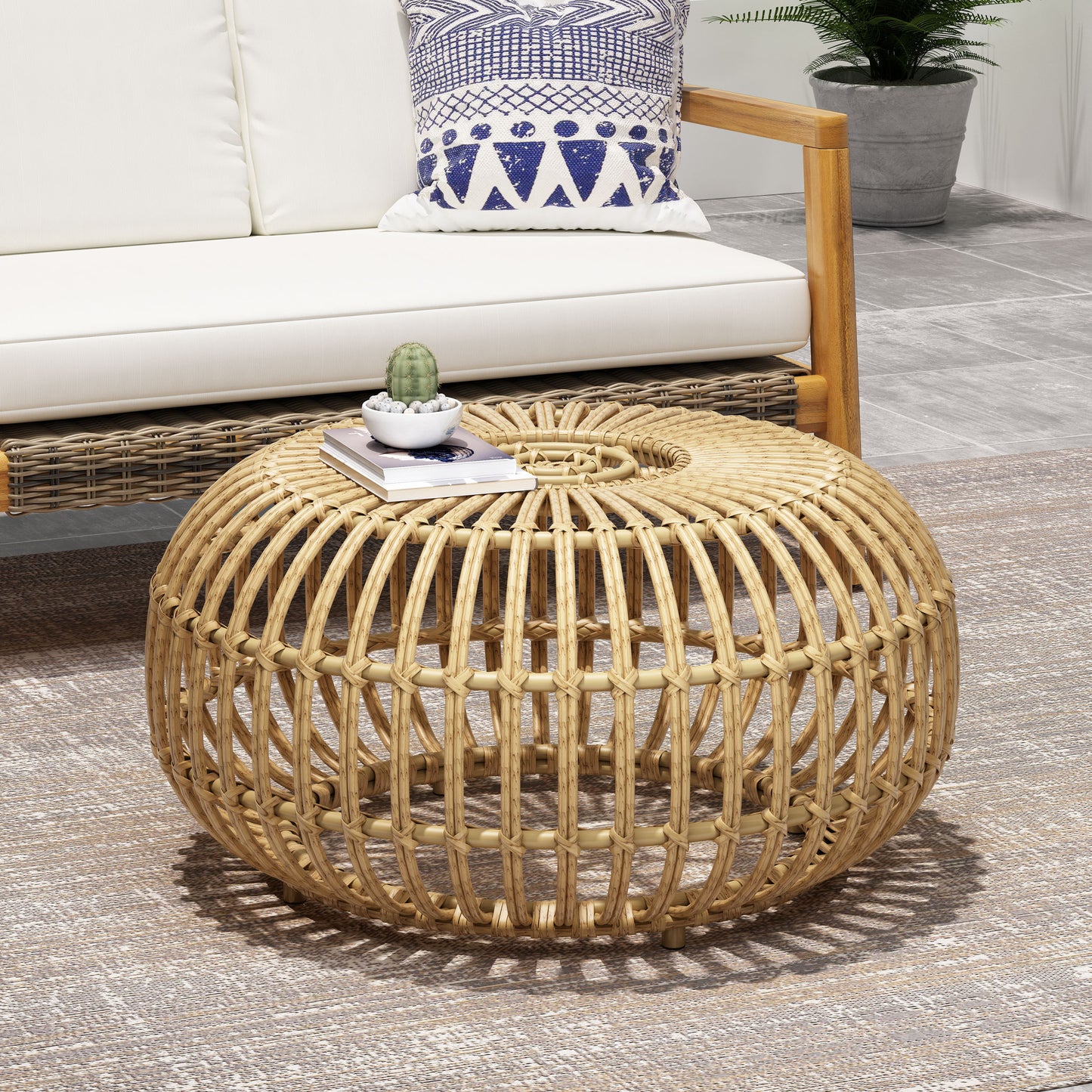 Wicker Coffee Table