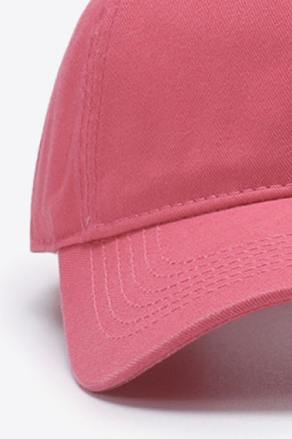 Classic Cotton Baseball Cap