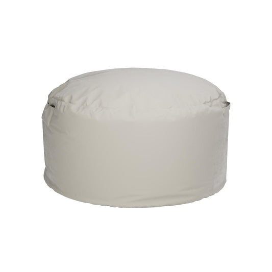Grey Large Foam Filled Bean Bag Chair w/ Removable Cover