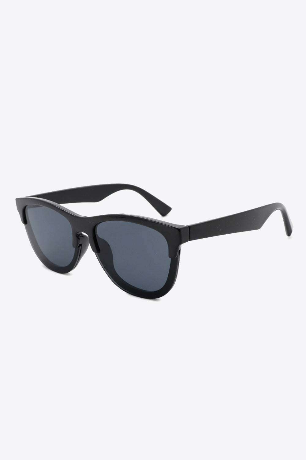 Black Browline Wayfarer Sunglasses