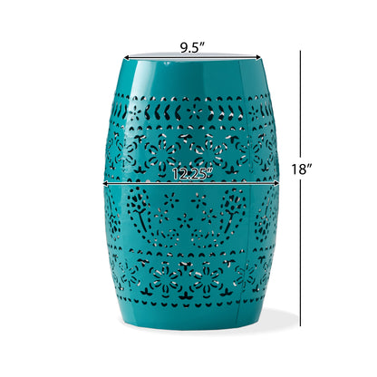 Teal Side Table