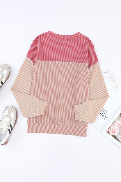 Corduroy Long Sleeve Top