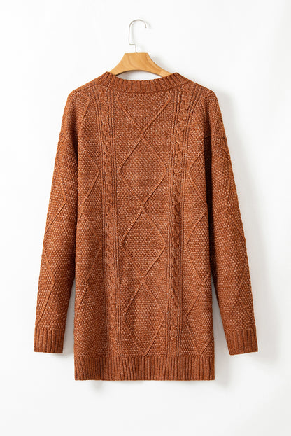 Knit Loose Fit Sweater Dress