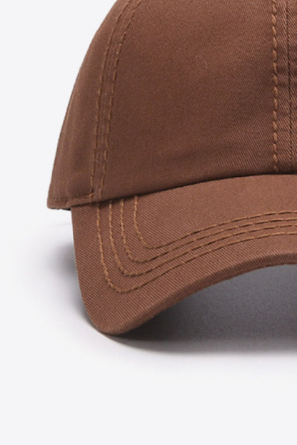 Classic Cotton Baseball Cap