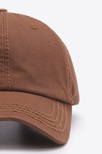 Classic Cotton Baseball Cap