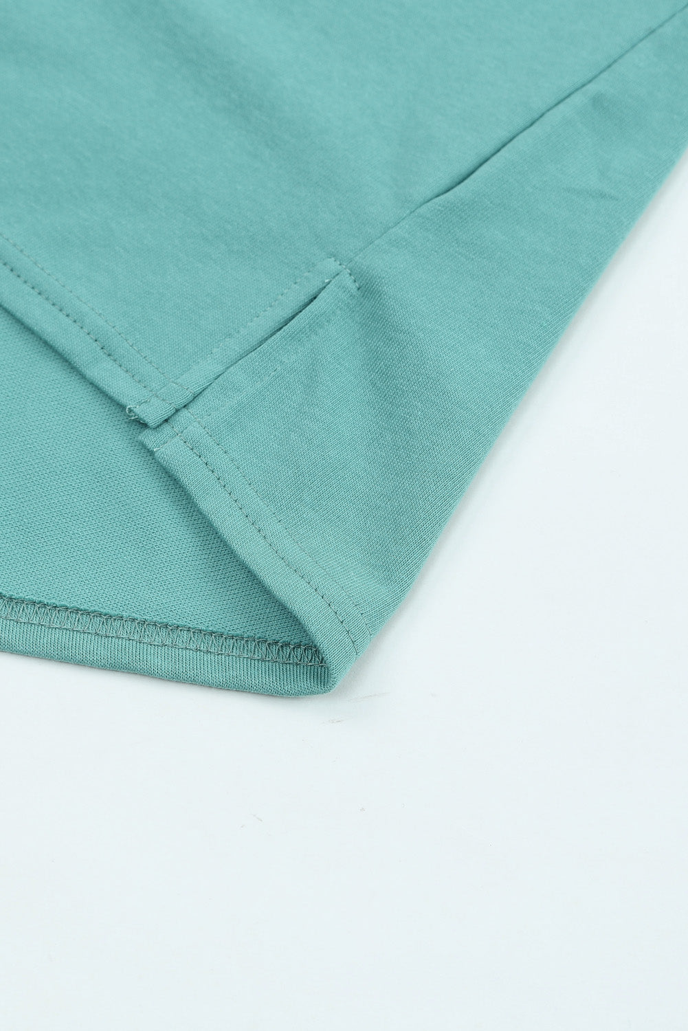 Plicated Detail V Neck Blouse