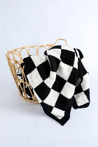 Checkerboard Flannel Blanket