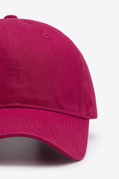 Classic Cotton Baseball Cap