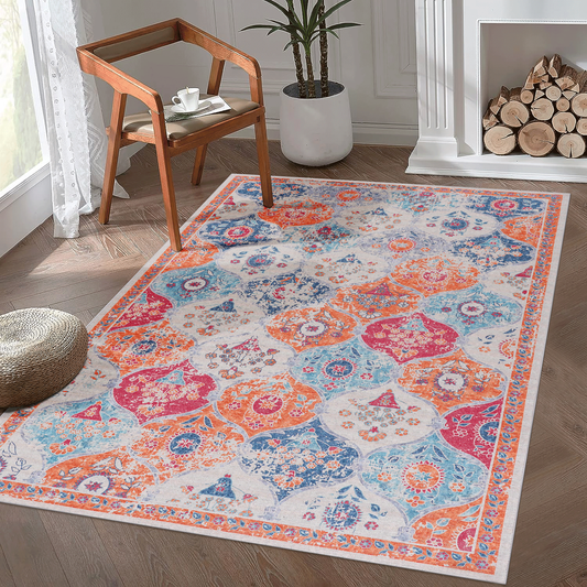 NAAR MAVAL 8x10 Multi Color Area Rug