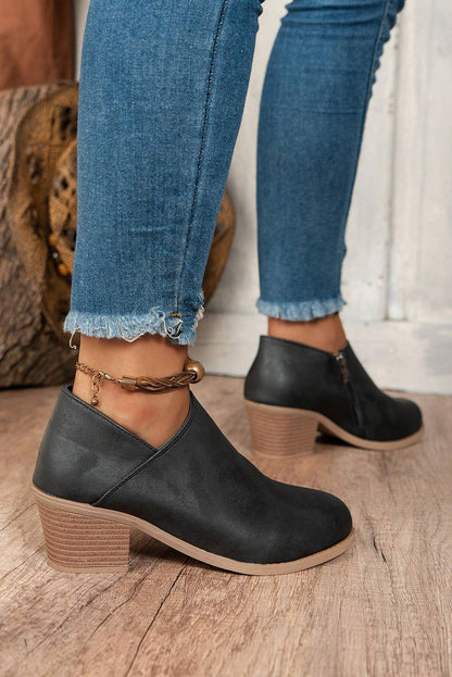 Suede Casual Ankle Boots