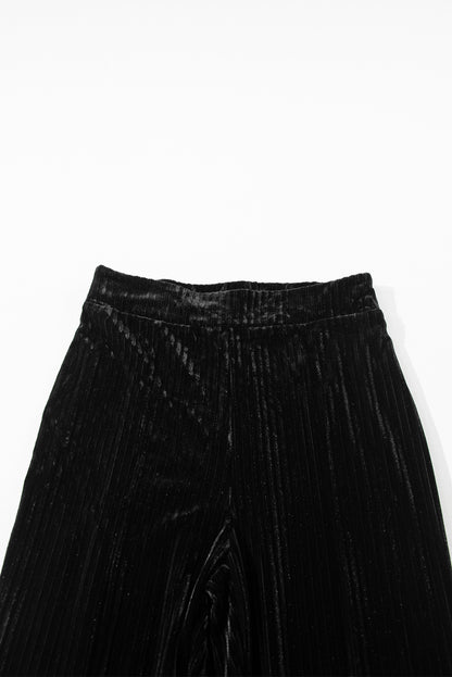 High Waist Corduroy Flare Pants