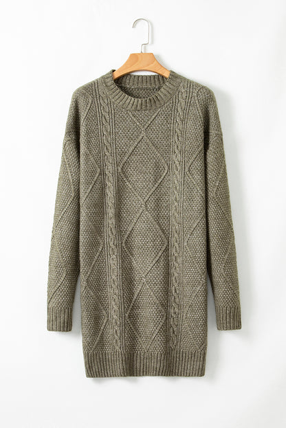 Knit Loose Fit Sweater Dress